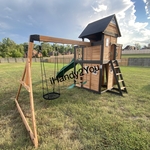 Canyon Creek Wood Swing Set