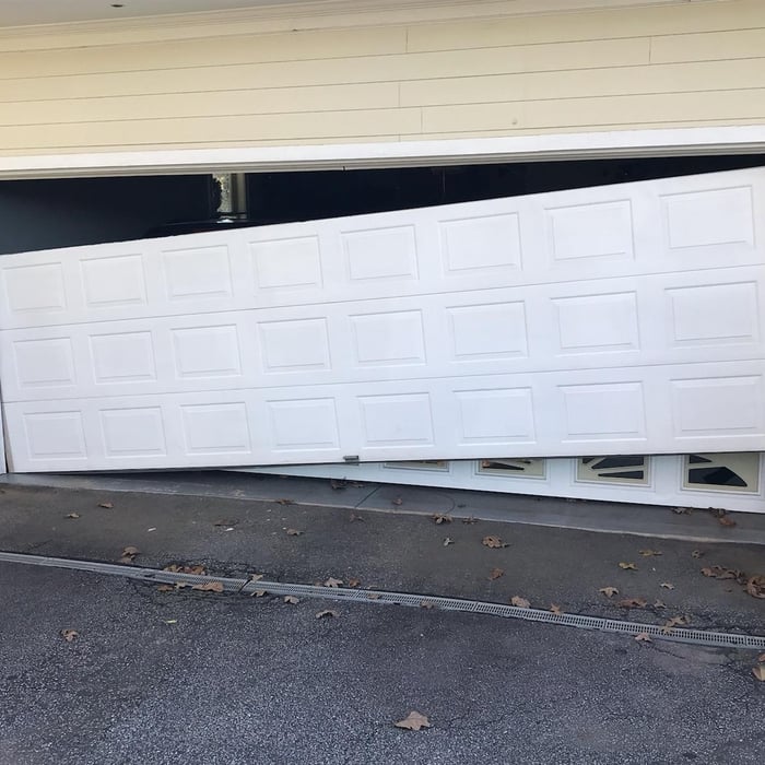 Broken door