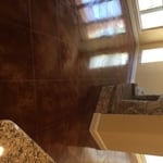 Scored and Stained Custom Home
