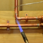 Copper repipe Solderiing