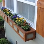 Custom planter & shutter