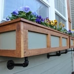 Custom planter & shutter