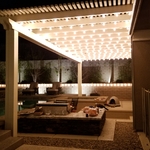 Beautiful Awning lighting