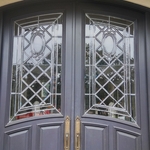 Beveled Glass doors