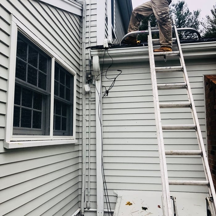 Downspout repair