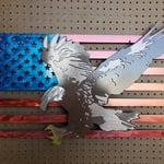 American flag with Eagle