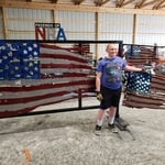 American Flag display