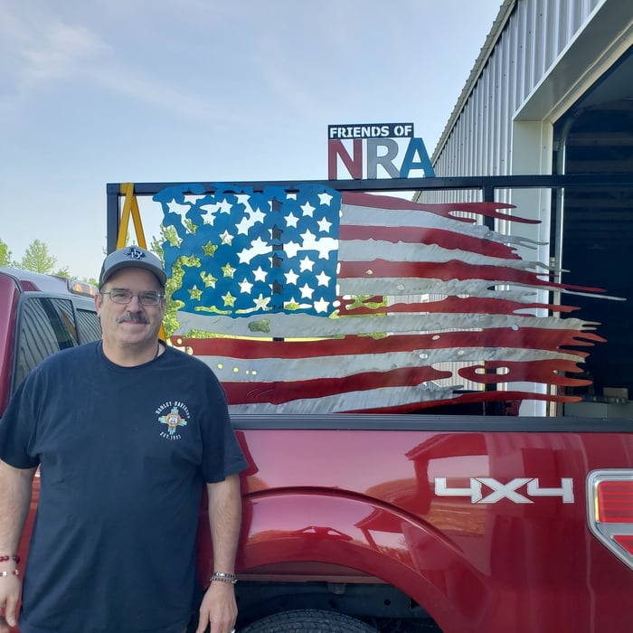 American Flag display