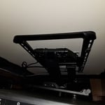 70' tv mounted on wall