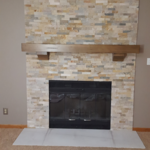 MODULAR STONE FIREPLACE