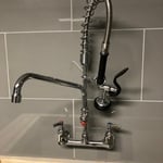 Commercial grade kitchen sink faucet