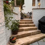 Multiple tier patio