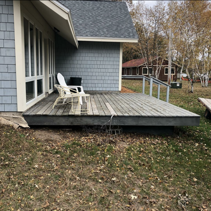 Before Azek Decking