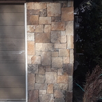 Veneer on garage
