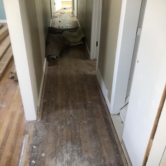 Wood floor restoration