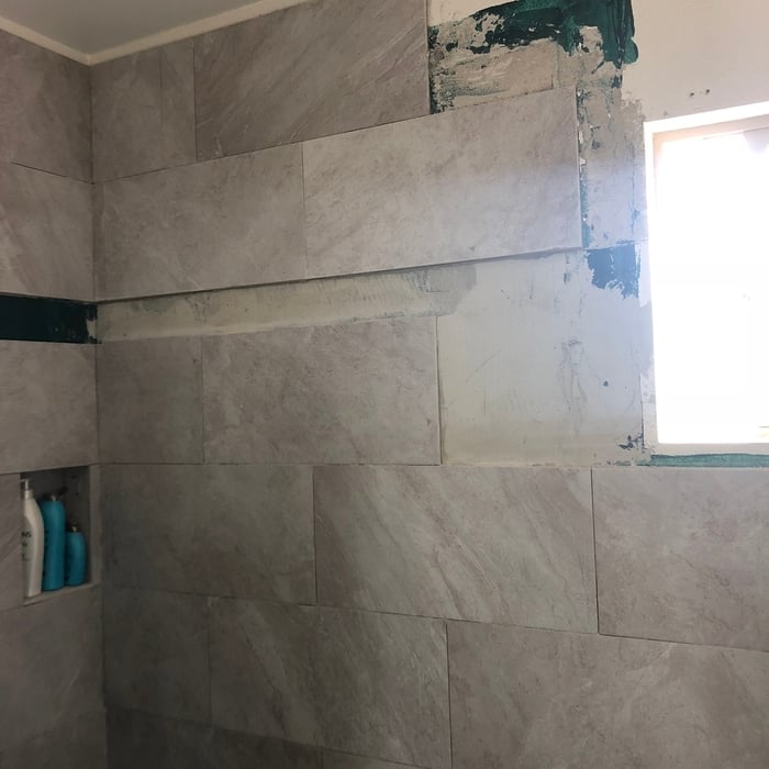 Some tile work