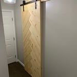 Sliding barn door Install