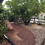 Red Gravel Walkway