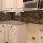 Custom Backsplash and Granite Countertop