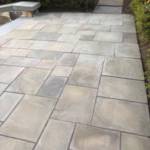 Bluestone pavers install