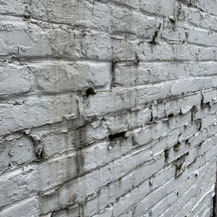 Tuck pointing and painting