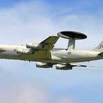 AWACS In Flight