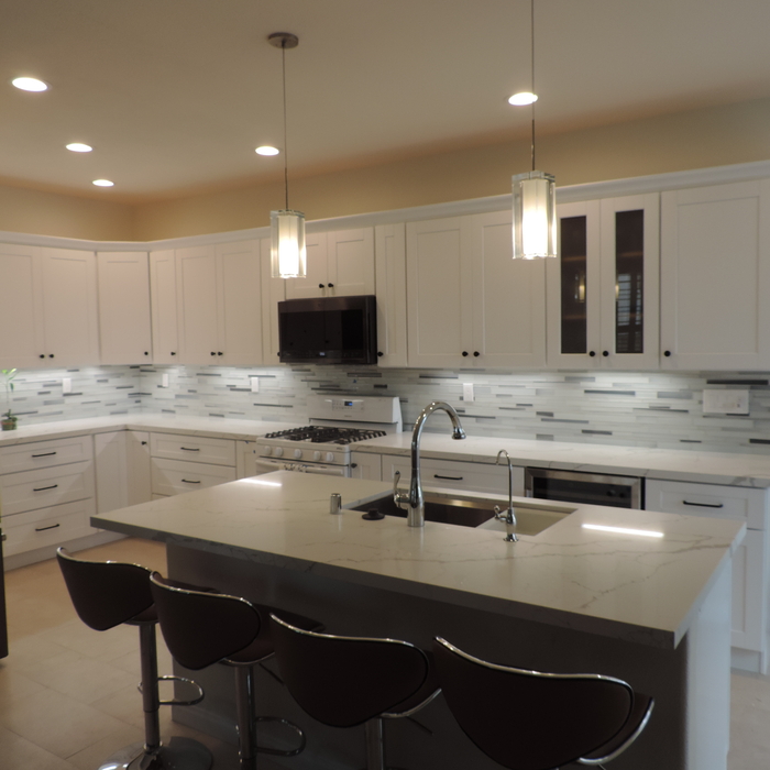 white shaker kitchen cabinet