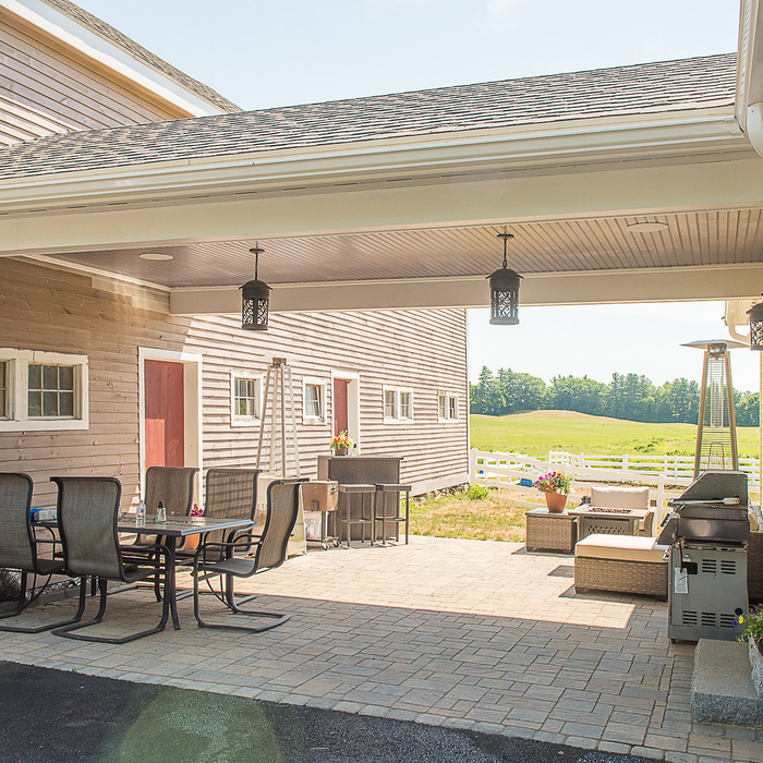 Outdoor porch and patio