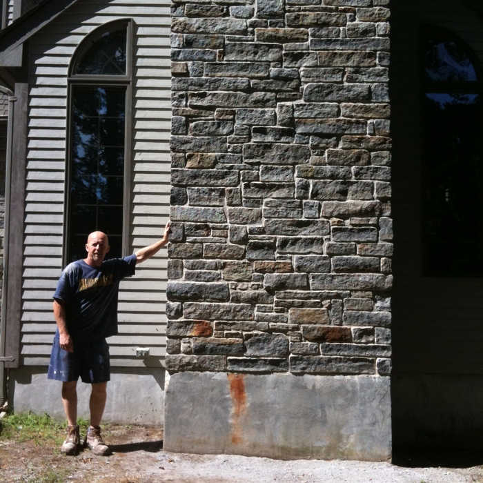 Granite stone Chimney