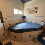 Removal of jacuzzi tub an