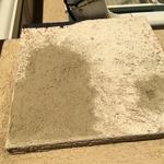 Patched hole