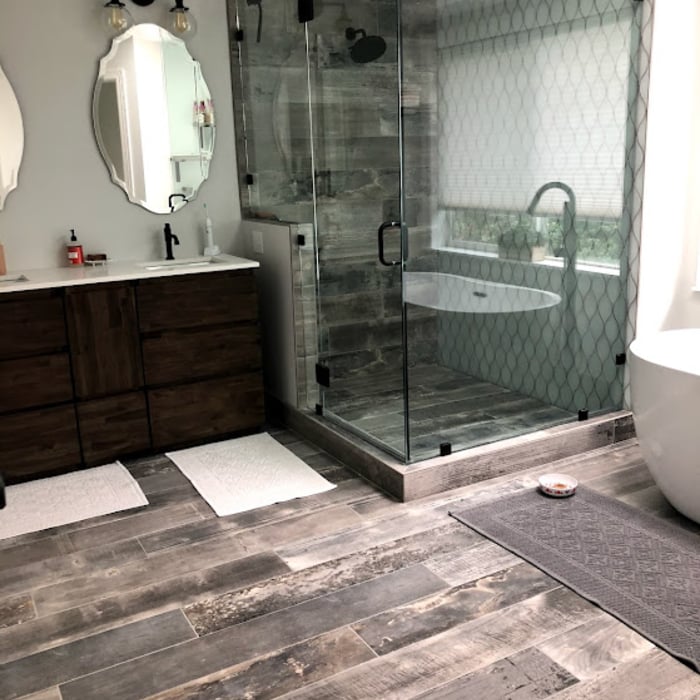 New shower in Seattle