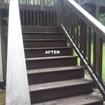 Stained Wooden Deck