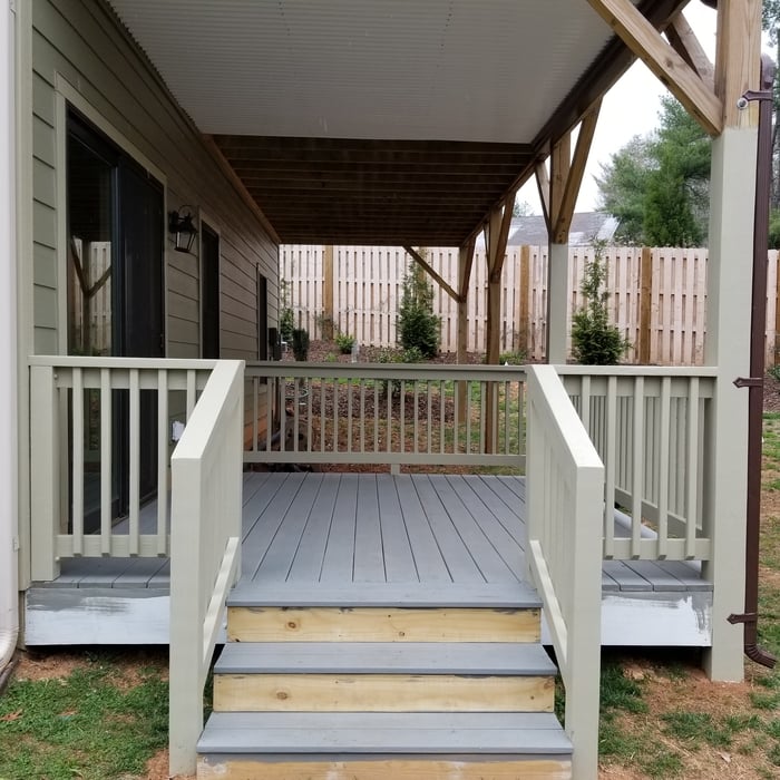 A deck build