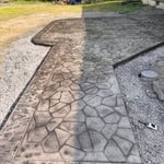Stamped concrete