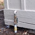 Gas line replacement