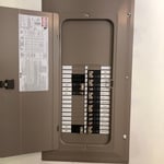 Electric panel upgrade installation