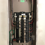 Electric panel upgrade installation