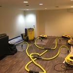 Floor drying system