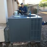 5 Ton Goodman Heat pump installation.