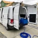 Chevy City Express equipped with dry-fogging tech