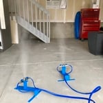 Dry-fogging nozzles in action