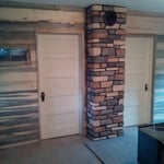 Stone Fireplace