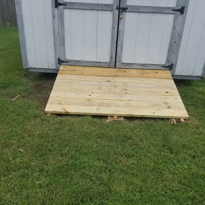 Ramp for shed