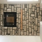 Stone Fireplace