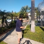 Dave is about to make the screens nice and clean!