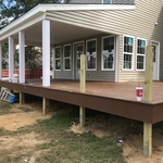 porch in progress as well