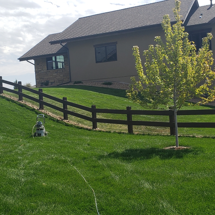 We painted this fence in Windsor