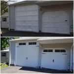 Before and After Garage Door Installation