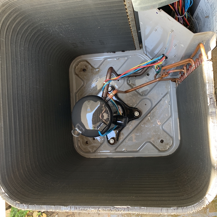Cleaned outdoor unit
